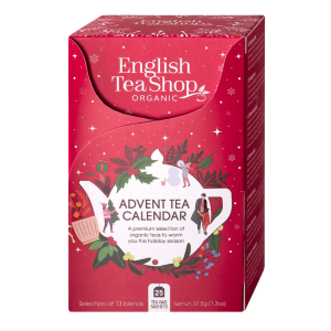 Kalendarz Adwentowy z Herbatą English Tea Shop Mini Czerwony 25 kopert