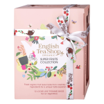 Herbata English Tea Shop Super Fruits Peach Collection 12 piramidek - zestaw organicznych herbat