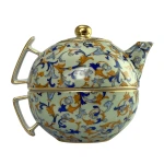 Porcelanowy komplet do herbaty Tea For One  - dzbanek, filiżanka i sitko