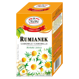 Herbata Ziołowa Malwa Rumianek 20x1,5g w saszetkach - naturalna, bez aromatów 
