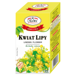Herbata Ziołowa Malwa Kwiat Lipy 20x1,5g w saszetkach - naturalna, bez aromatów 