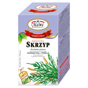 Herbata Ziołowa Malwa skrzyp Polny 20x1,5g w saszetkach - naturalna, bez aromatów 