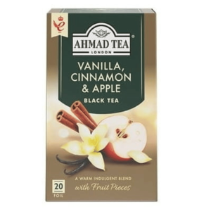 Herbata Ahmad Vanilla, Cinnamon & Apple 20 kopert - czarna aromatyzowana