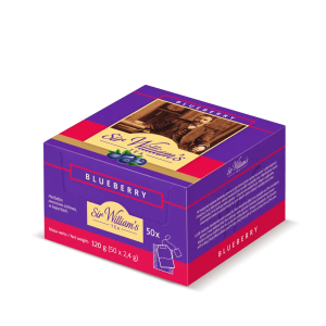 Herbata Sir William's Blueberry 50x2,4g - owocowa, borówkowa w kopertach