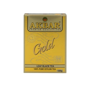 Herbata Czarna Akbar Gold 100g - liściasta w kartoniku 