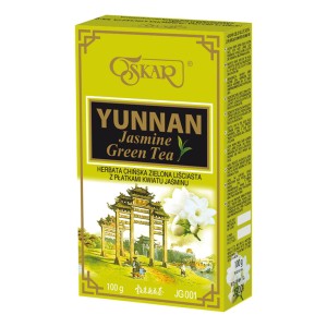 Herbata Oskar Yunnan Jasmine Green Tea 100g - zielona jaśminowa