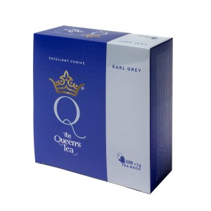 Herbata The  Queen's Tea Earl Grey Tea 100x2g - czarna z bergamotką 