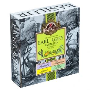 Zestaw Herbat Basilur Assorted Green Earl Grey 40 kopert  – 4 smaki 