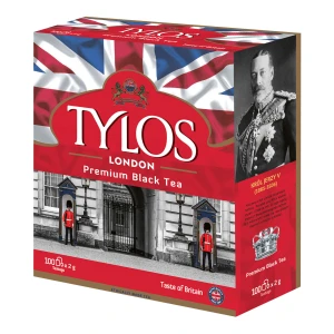 Herbata Tylos Premium Black Tea 100 torebek - czarna cejlońska ekspresowa 