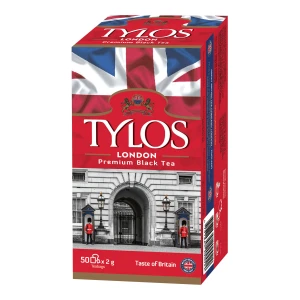 Herbata Tylos Premium Black Tea 50 torebek - czarna cejlońska ekspresowa 