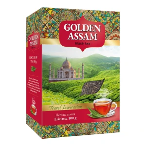 Herbata Golden Assam Black Tea 100g - klasyczna czarna indyjska liściasta