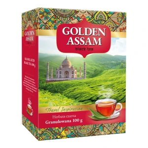 Herbata Golden Assam Black Tea 100g - klasyczna czarna indyjska granulowana