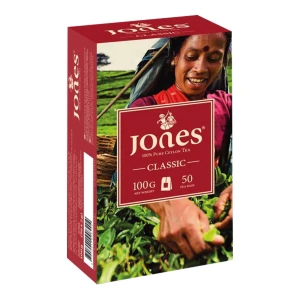 Herbata Jones Classic 50 torebek - czarna cejlońska ekspresowa 