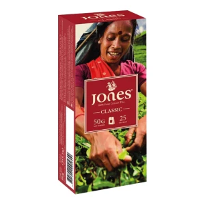 Herbata Jones Classic 25 torebek - czarna cejlońska ekspresowa 