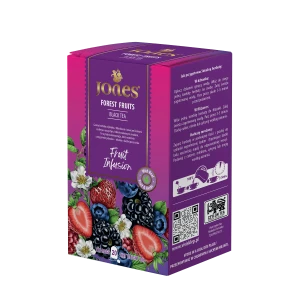 Herbata Jones Forest Fruits 20 torebek - czarna cejlońska z owocami leśnymi