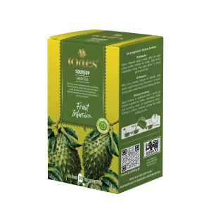 Herbata Jones Green Soursop 20 torebek - zielona cejlońska o smaku gravioli