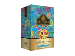 Herbata Czarna Zylanica Ceylon Premium Black Tea Tropical Fruits 100g - liściasta z owocami tropikalnymi