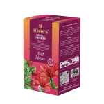 Herbata Jones Hibiscus&Strawberry 20 torebek - czarna cejlońska z hibiskusem i truskawką