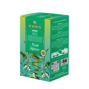 Herbata Jones Green Jasmine 20 torebek - zielona cejlońska z jaśminem