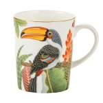 Porcelanowy Kubek z Tukanem 330 ml - porcelana kostna egzotyczny ptak