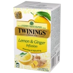 Herbata Twinings Infuso Lemon & Ginger 20x1,5g - owocowa cytrynowo-imbirowa, 100% naturalna w saszetkach