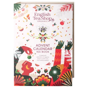 Kalendarz Adwentowy z herbatą English Tea Shop Tea Book Cream- 25 piramidek