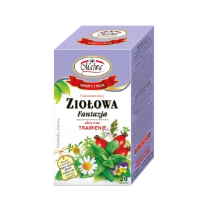 Herbata Ziołowa Malwa Ziołowa Fantazja 20x2g w saszetkach - naturalna mieszanka bez aromatów