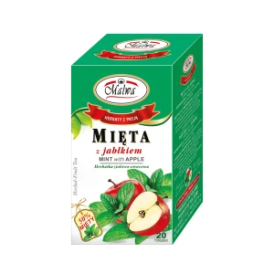 Herbata Ziołowo-Owocowa Malwa Mięta z Jabłkiem 20x2g w saszetkach 