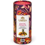 Herbata Unitea Tea Exotic Punch 80g tuba czarna liściasta z owocami egzotycznymi