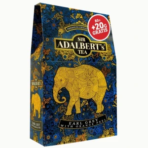 Herbata Sir Adalbert's Tea Earl Grey with Orange Peel 100g czarna z bergamotką i skórką pomarańczy