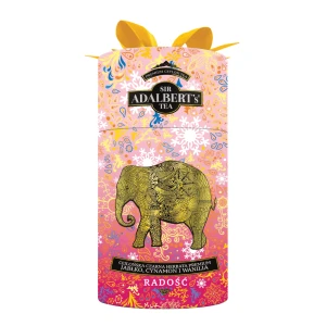Herbata Sir Adalbert's Tea Emocje Radość 80g tuba czarna liściasta jabłko, cynamon i wanilia