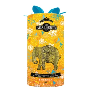 Herbata Sir Adalbert's Tea Emocje Energia 80g tuba czarna liściasta earl grey z cytryną i imbirem