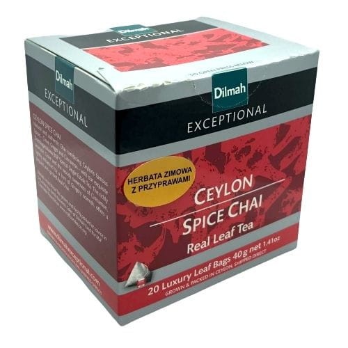 Herbata Dilmah Exceptional Ceylon Spice Chai 20x2g