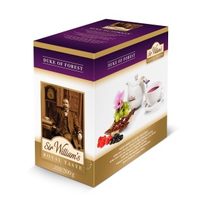 Herbata Sir William's Royal Taste Duke of Forest 50x4g - owocowa o smaku owoców leśnych w torebkach