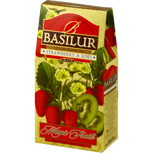 Herbata Basilur Magic Fruits Strawberry Kiwi 100g puszka