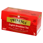 Herbata Twinings English Breakfast 25x2g - śniadaniowa mieszanka czarnych herbat w saszetkach