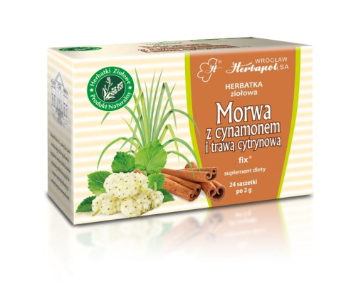 Herbata Herbapol Morwa z Cynamonem i Trawą Cytrynową